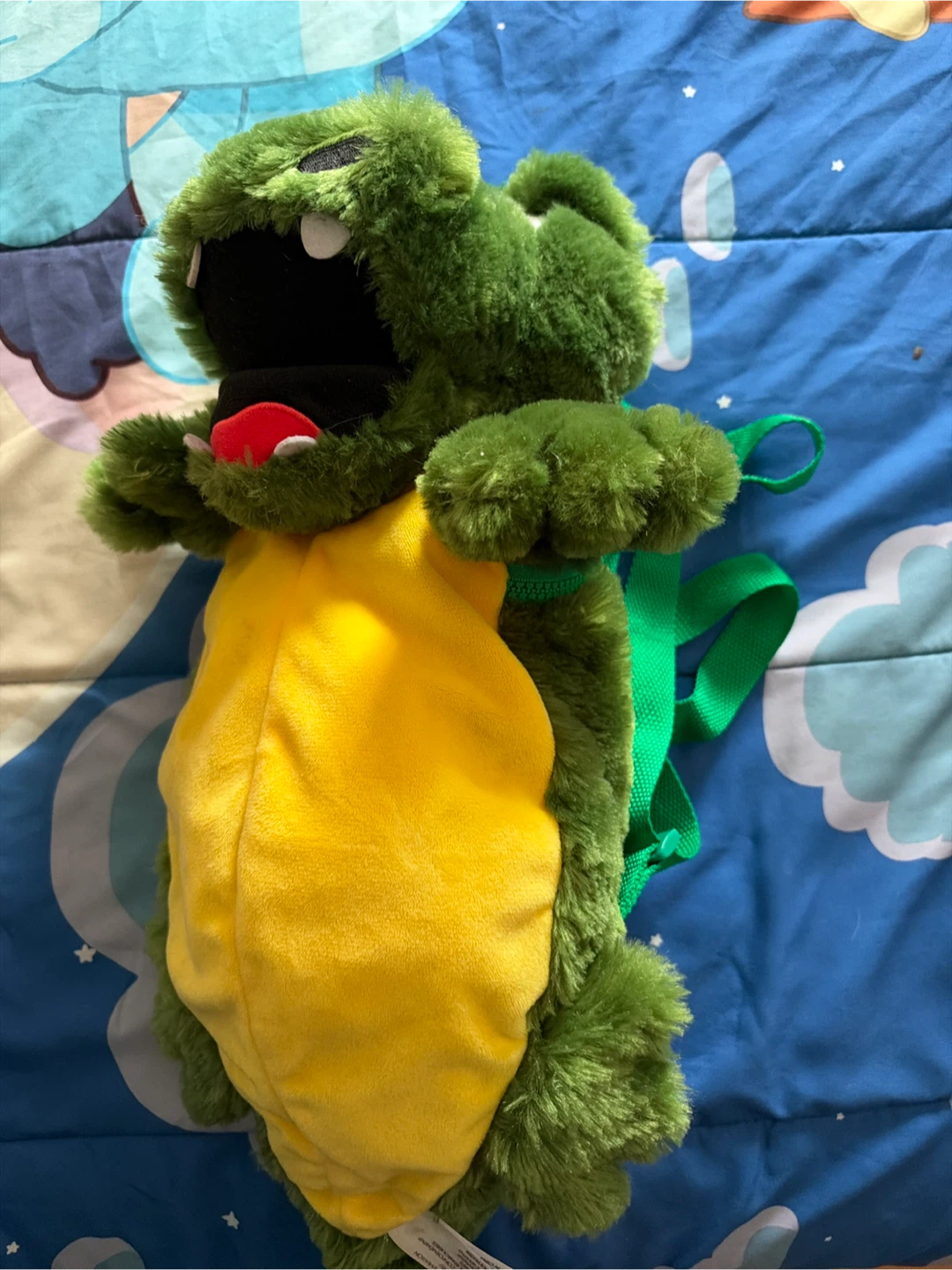 Plush Alligator Backpack