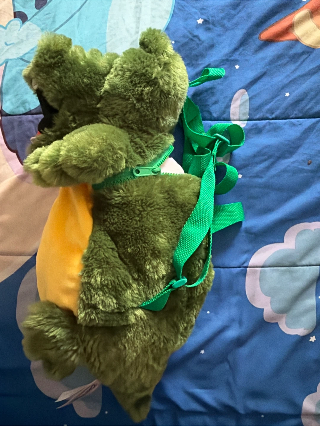 Plush Alligator Backpack - photo 2