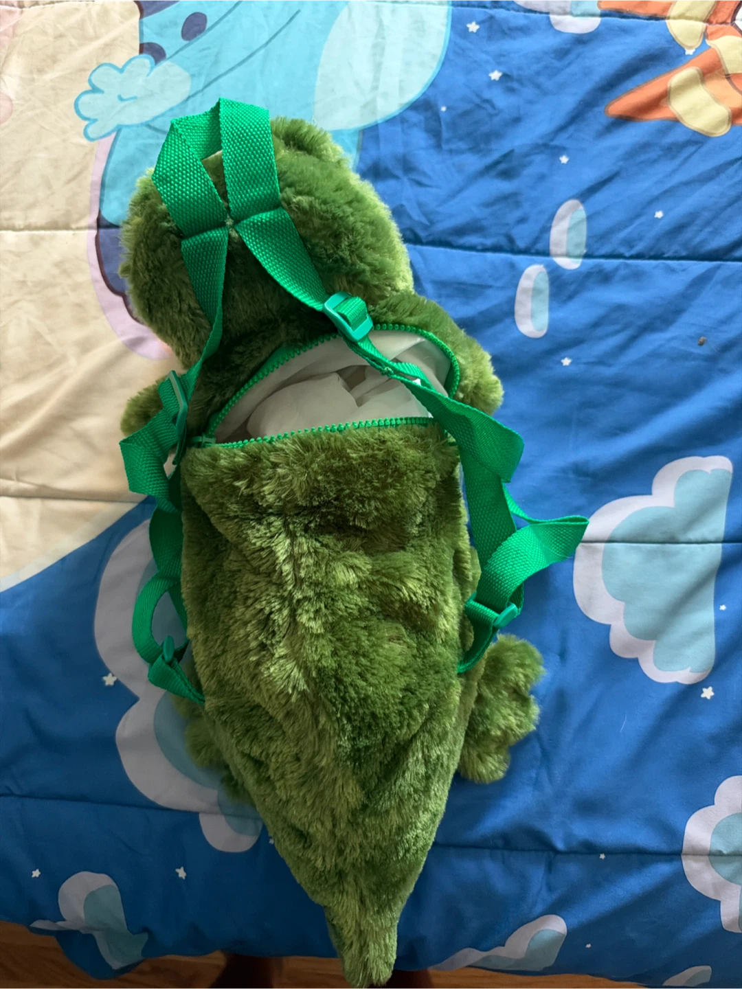 Plush Alligator Backpack - photo 3
