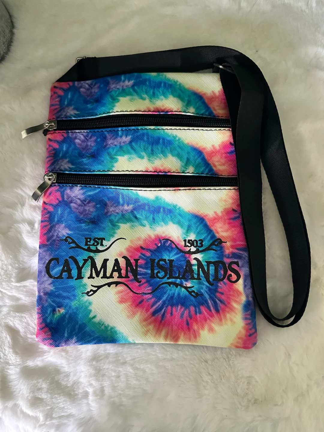 Cayman Islands Tie-Dye Crossbody Bag