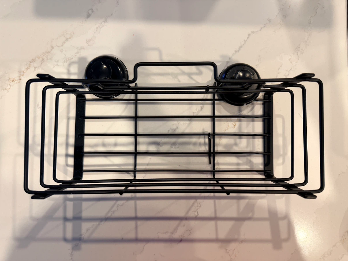 Brand new Black Wire Suction Cup Shower Caddy - photo 2