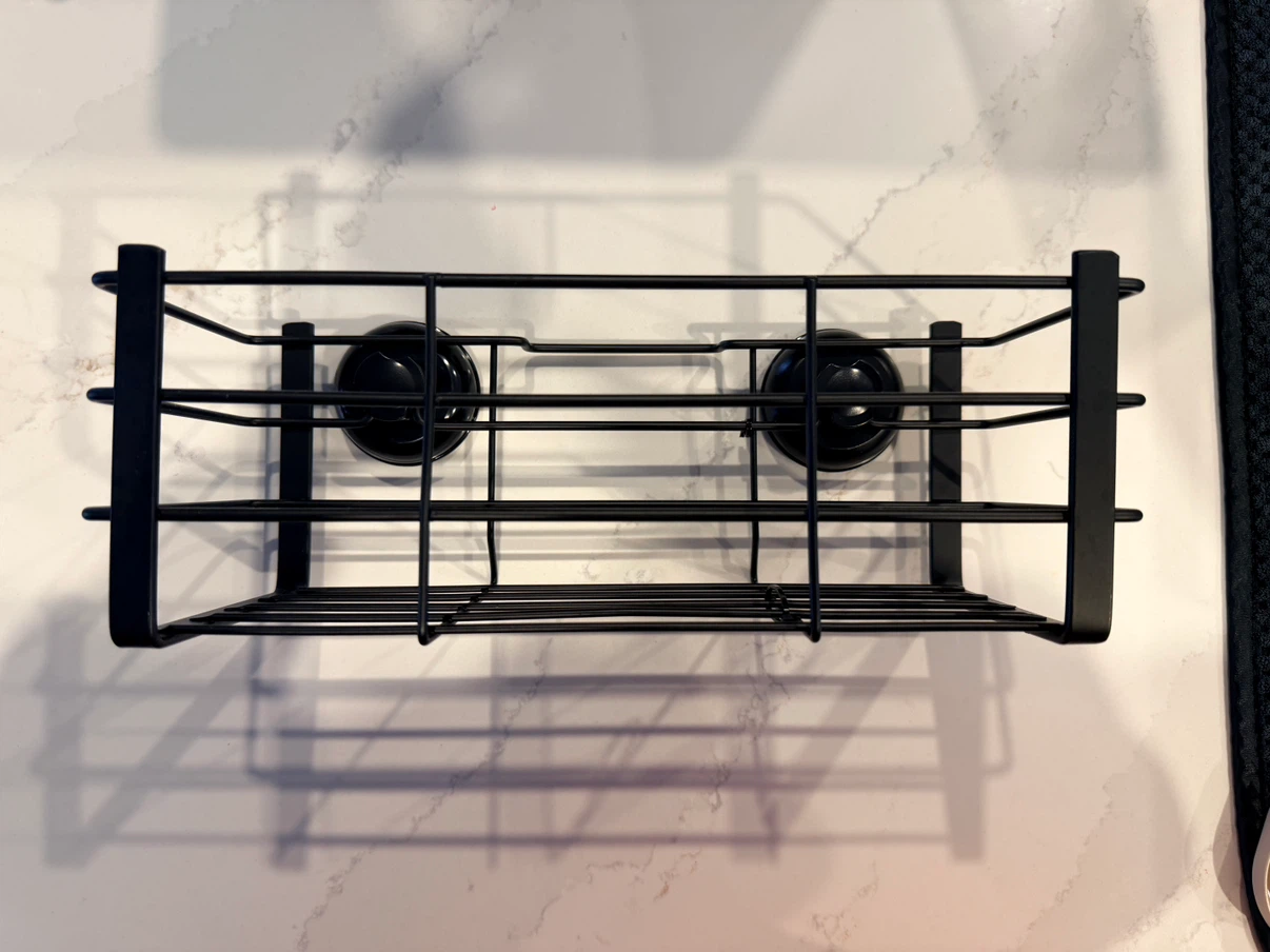 Brand new Black Wire Suction Cup Shower Caddy - photo 3