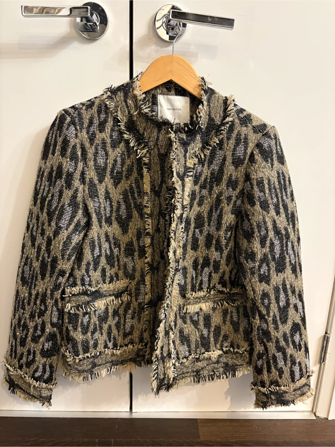 SOLD OUT! H&M Edition Frayed Jacquard-Weave Jacket - photo 2
