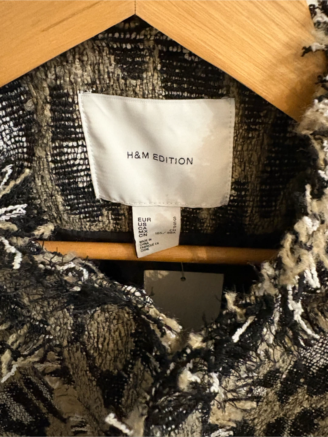 SOLD OUT! H&M Edition Frayed Jacquard-Weave Jacket - photo 3