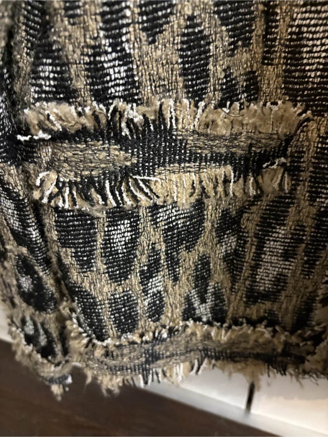SOLD OUT! H&M Edition Frayed Jacquard-Weave Jacket - photo 4