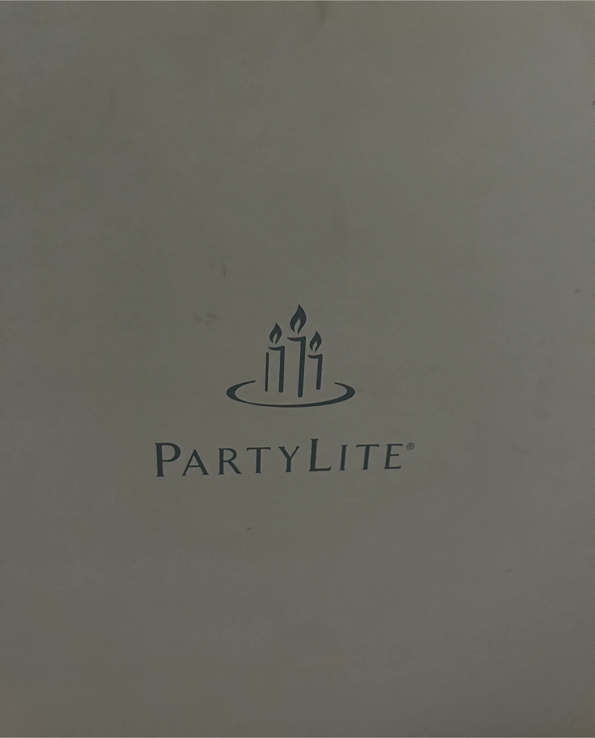 PartyLite hurricane candle in black metal and glass lantern - photo 2