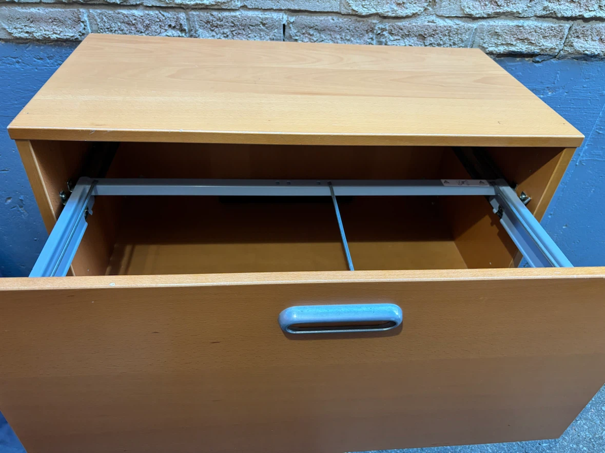 2-Drawer ikea Wooden Filing Cabinet - photo 3