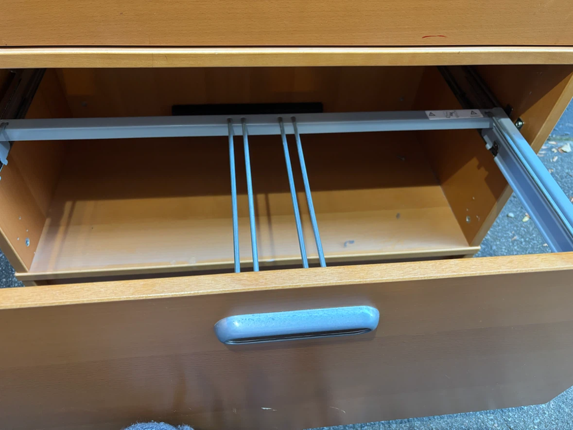 2-Drawer ikea Wooden Filing Cabinet - photo 4