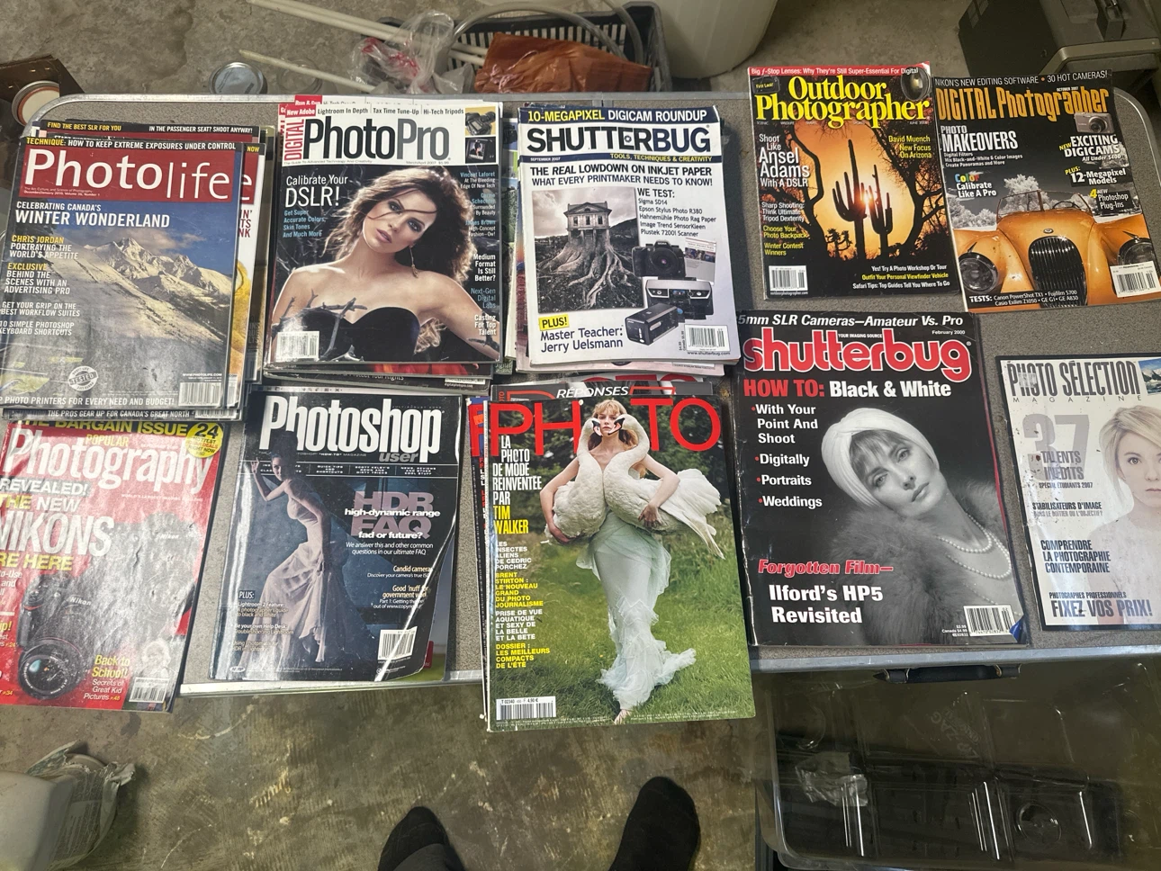 Collection of 10 Photography Magazines x35ish