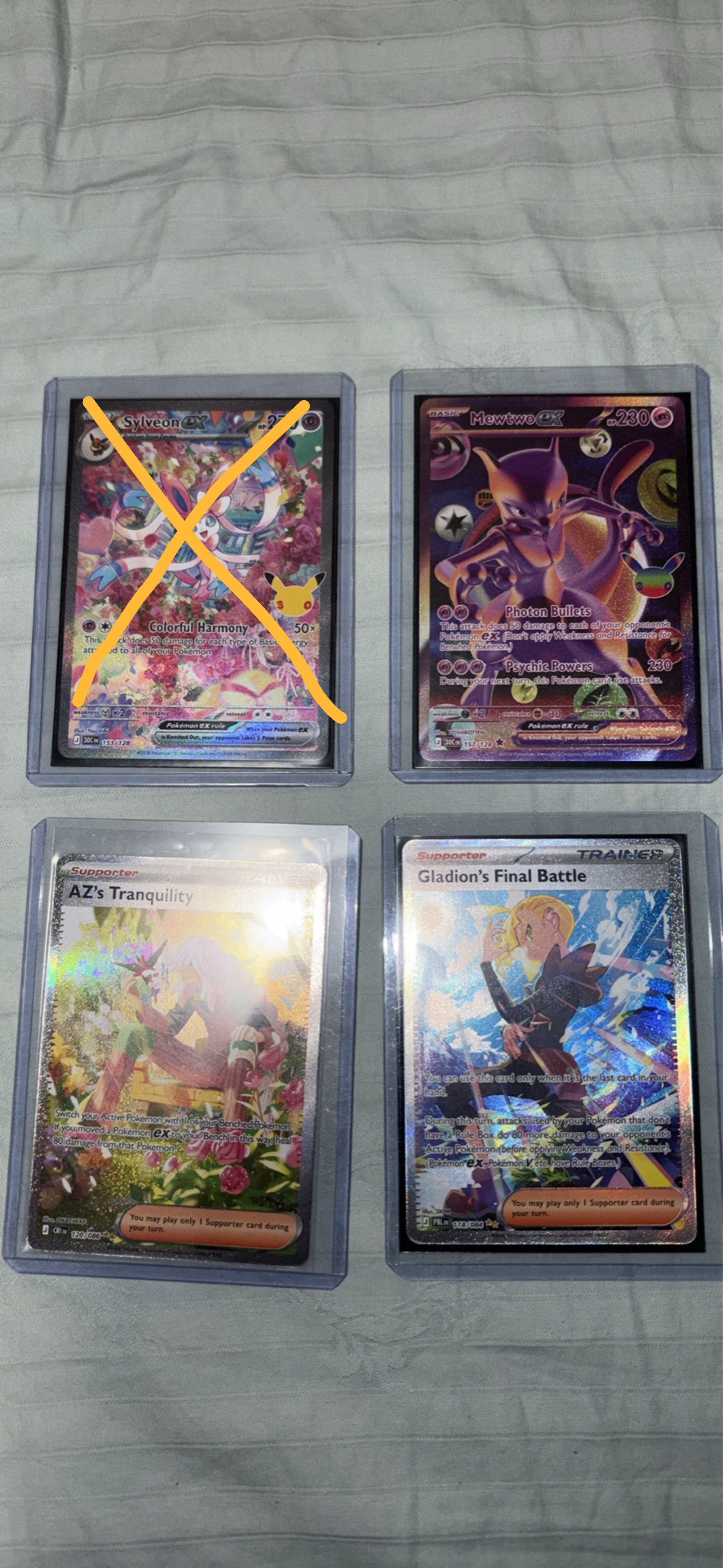 Pokemon cards mint condition possibly PSA 10