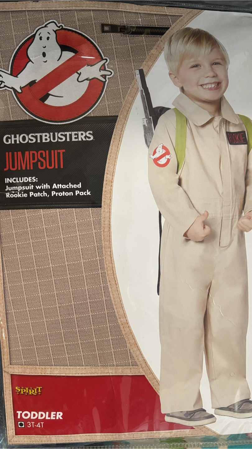 Toddler Ghostbusters Jumpsuit Costume 3T-4T