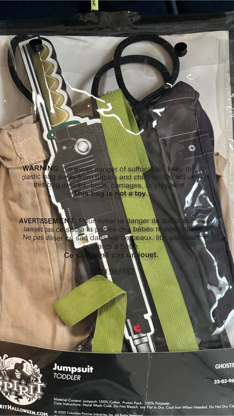 Toddler Ghostbusters Jumpsuit Costume 3T-4T - photo 2
