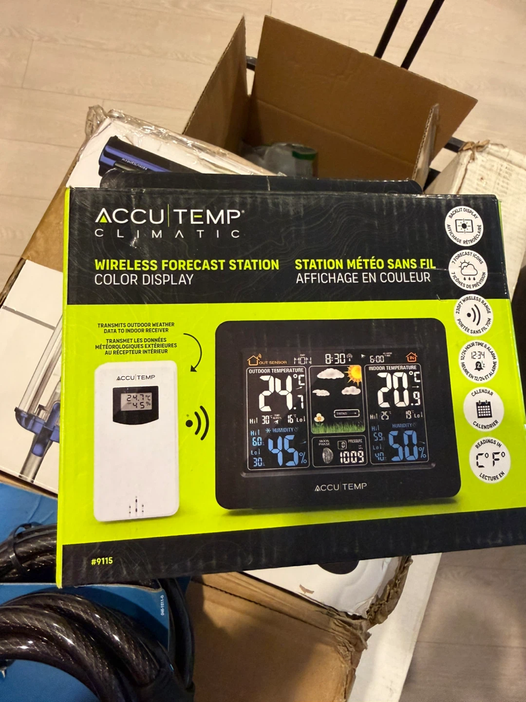 AccuTemp Climatic Wireless Forecast Station #9115