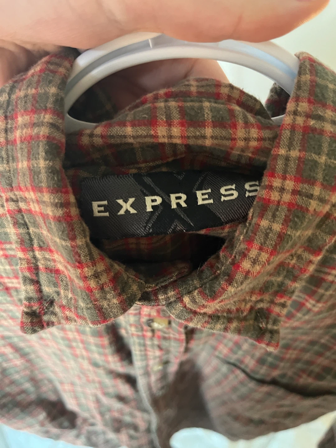 Plaid Flannel Shirt size S - photo 3
