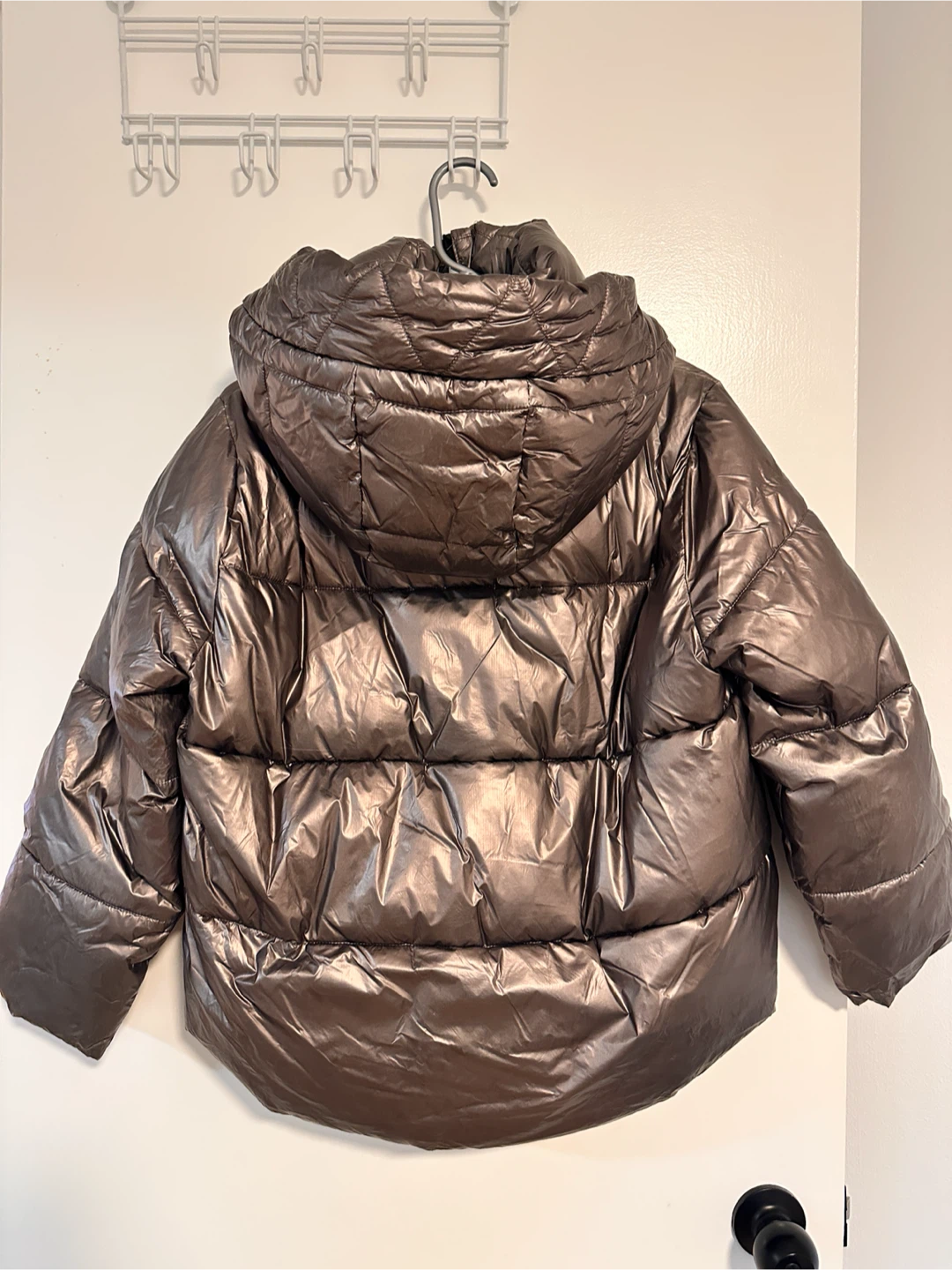 GAP SP Petite Metallic Puffer Jacket - photo 3