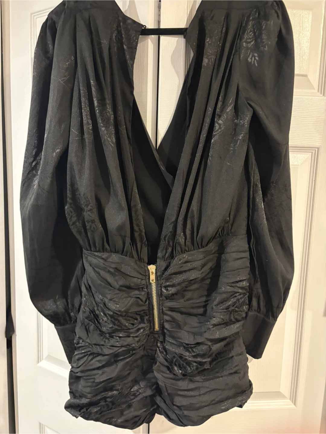 Mable black long-sleeve dress, size Medium - photo 5