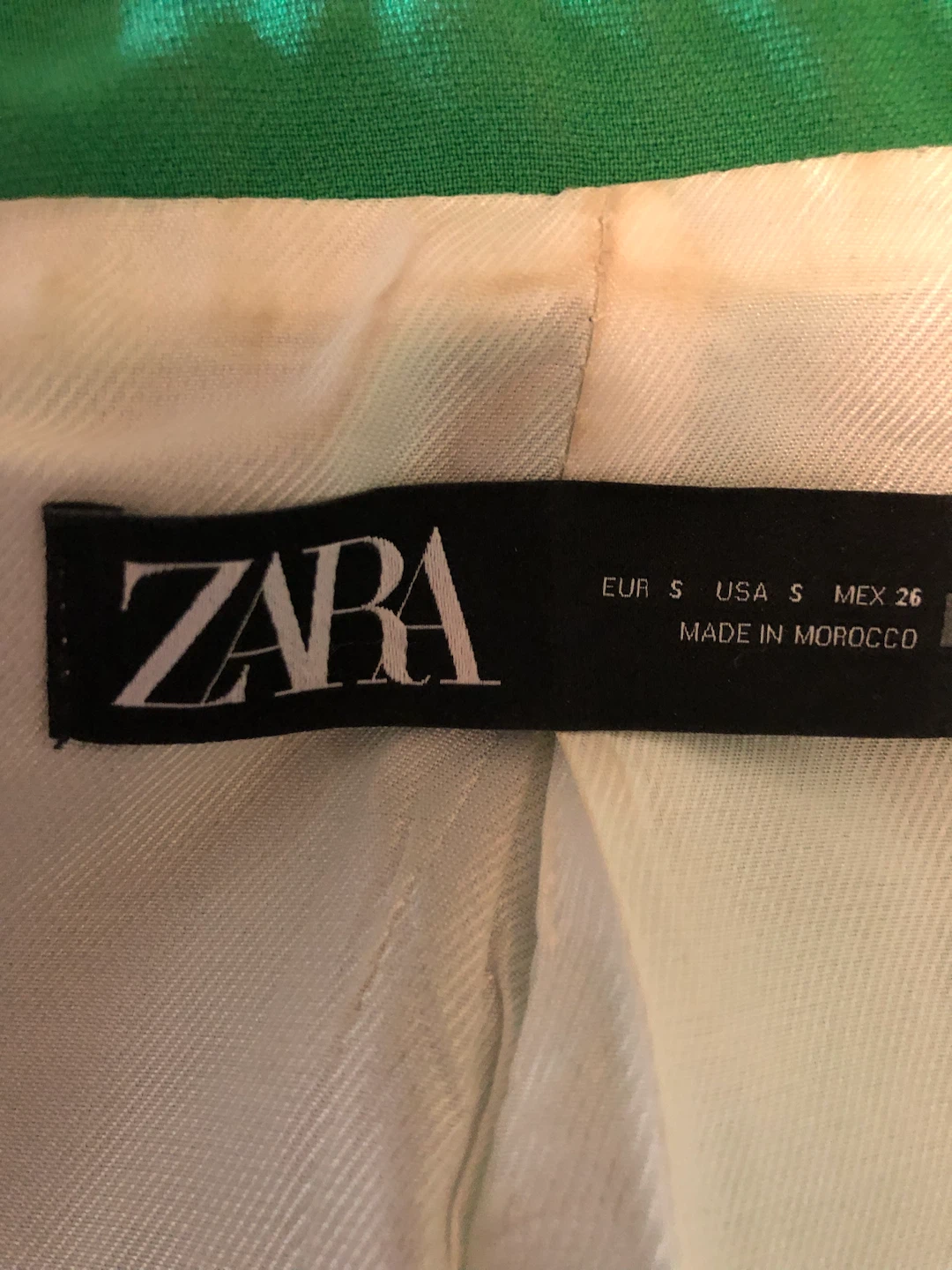 Zara White Ruffled Blouse Size Small - photo 2