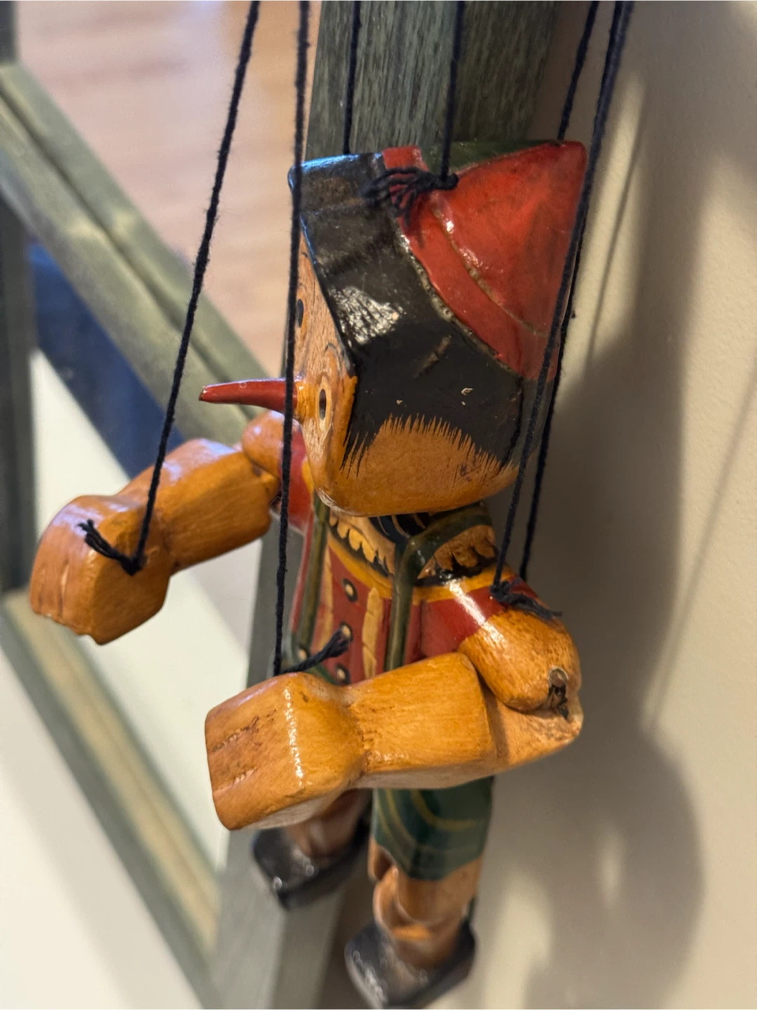 Antique Italian Pinocchio Wooden Marionette | Circa 1910 - photo 5