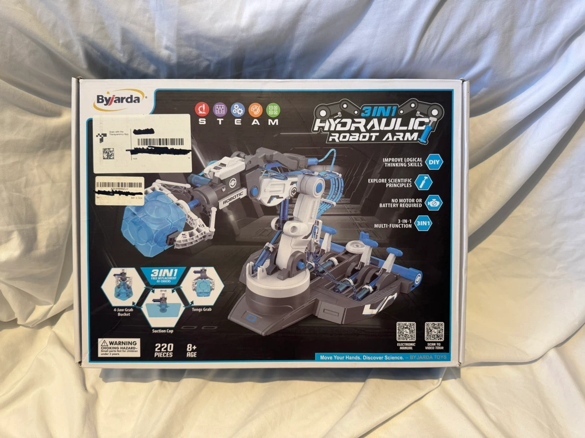 Byjarda 3-in-1 Hydraulic Robot Arm Kit