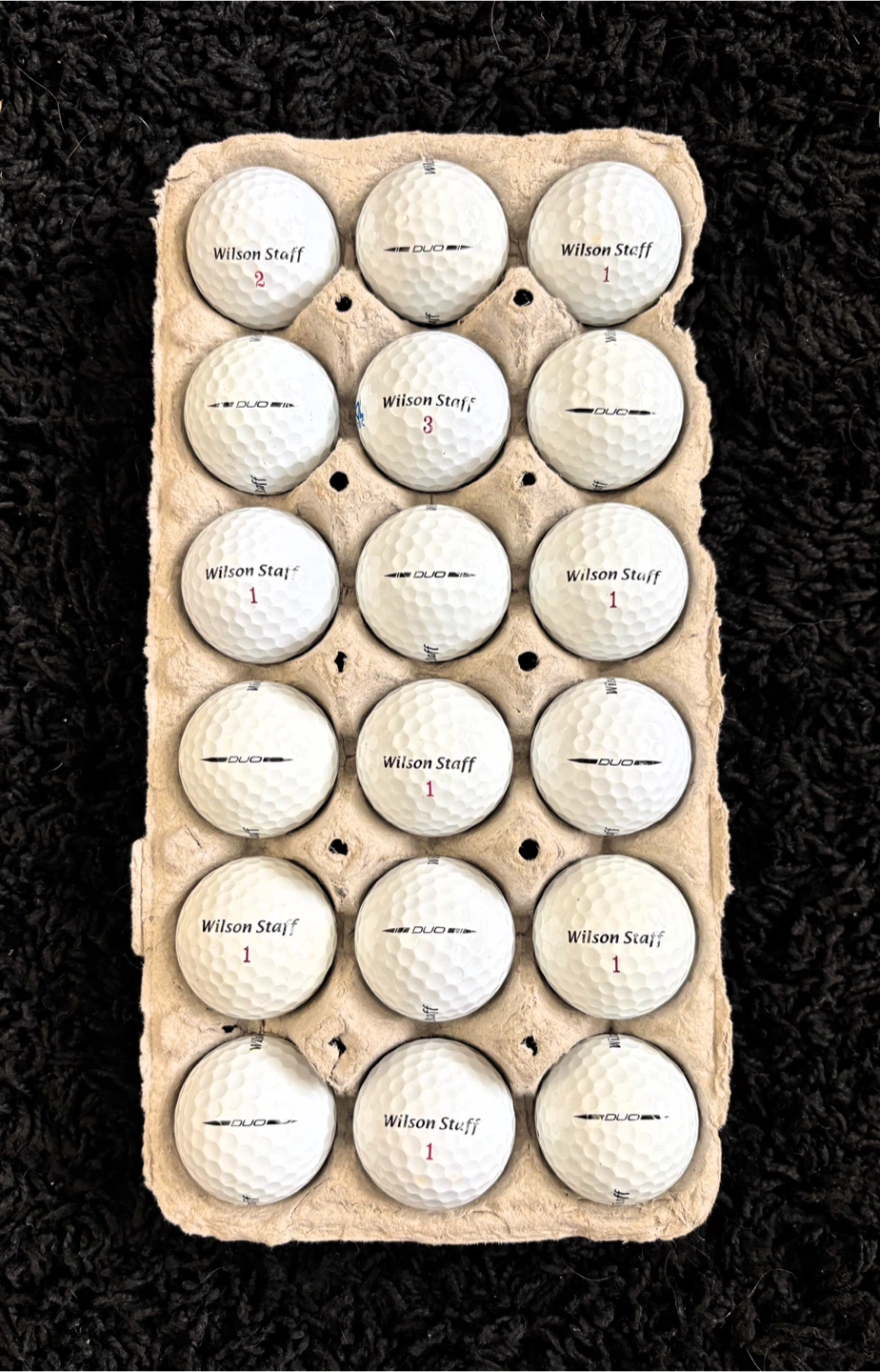 18 Wilson Duo Golf Balls - photo 2