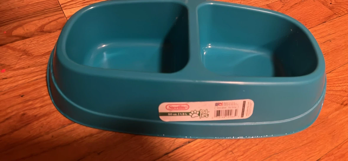 Sterilite Double Pet Bowl Teal - photo 2