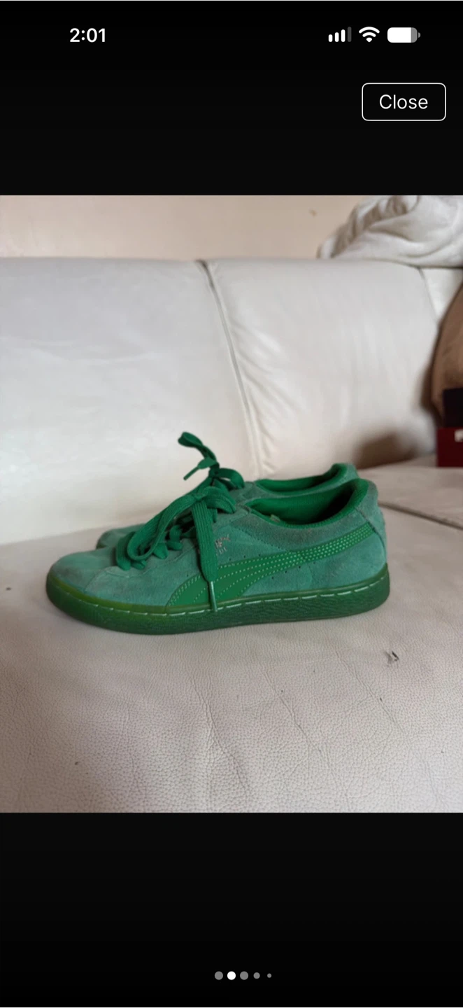 Puma Suede Green Sneakers - photo 2