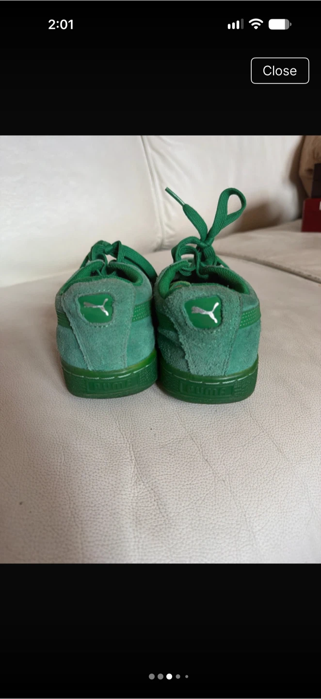 Puma Suede Green Sneakers - photo 3