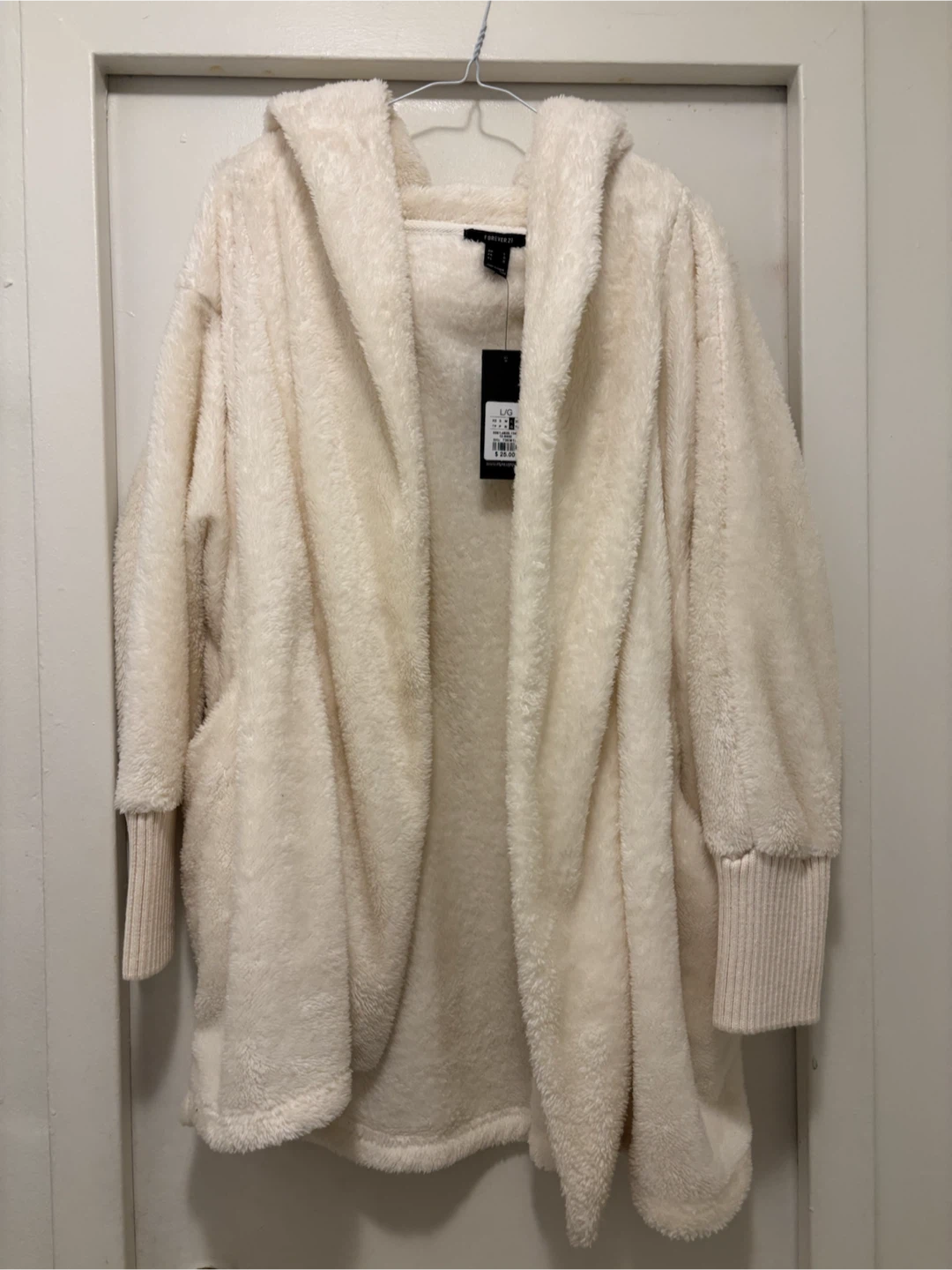 Forever 21 Fleece Cardigan (Large)