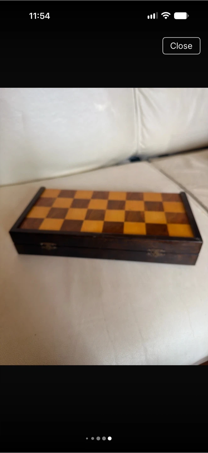 Wooden Folding Chess Set - photo 3