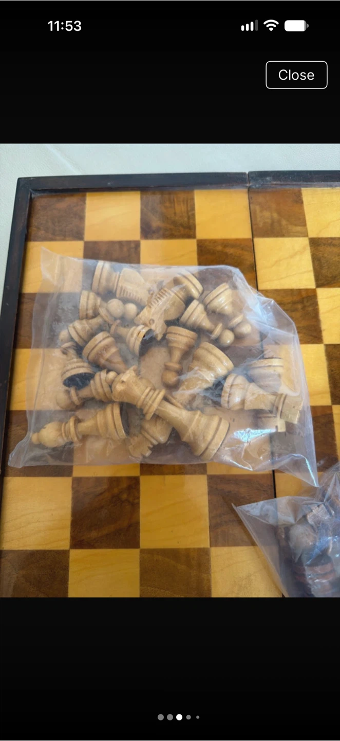 Wooden Folding Chess Set - photo 5