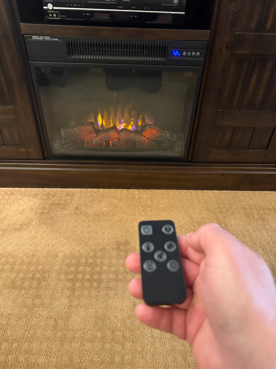 Electric Fireplace TV Stand Media Console - photo 2