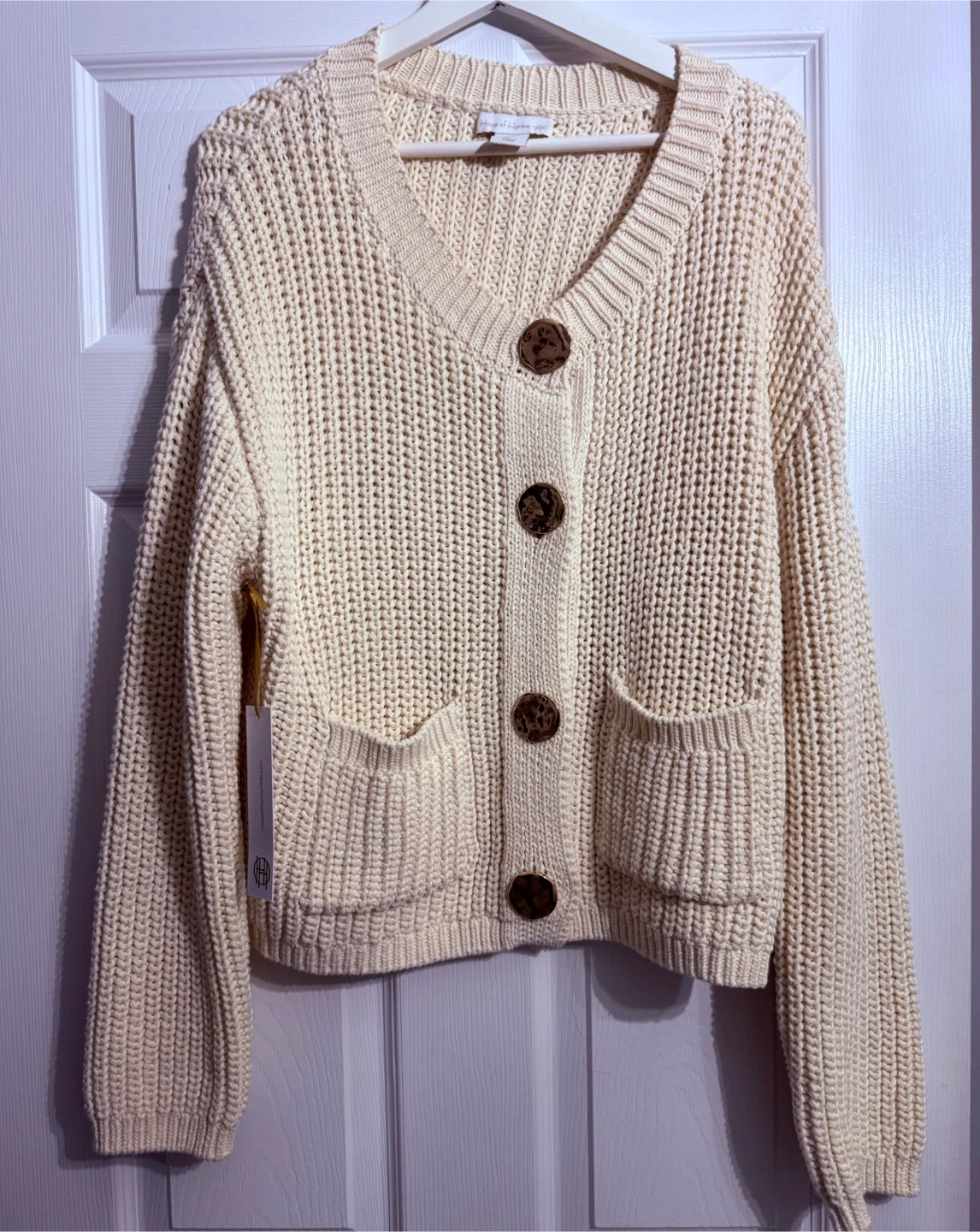 House of Harlow 1960 Cream Cardigan - photo 2
