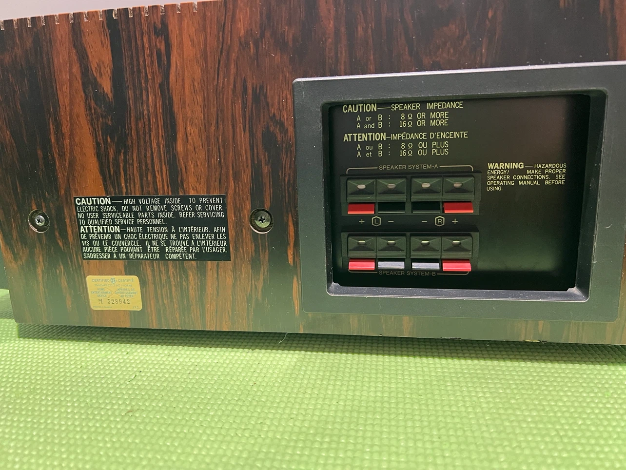 Sansui G-9700 Pure Power DC Stereo Receiver - photo 5