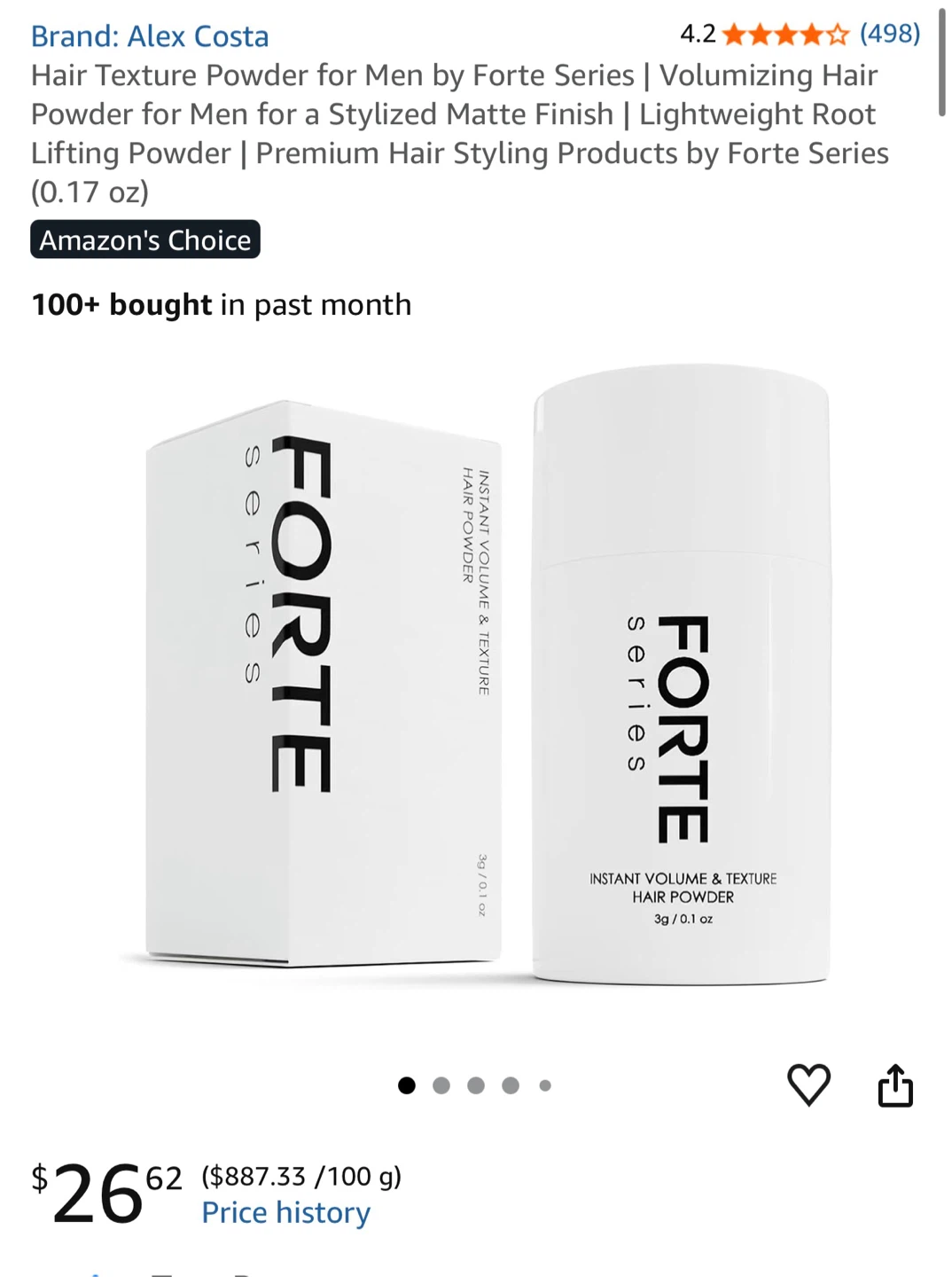 FORTE  Instant Volume & Texture Hair Powder - 3 g - photo 4
