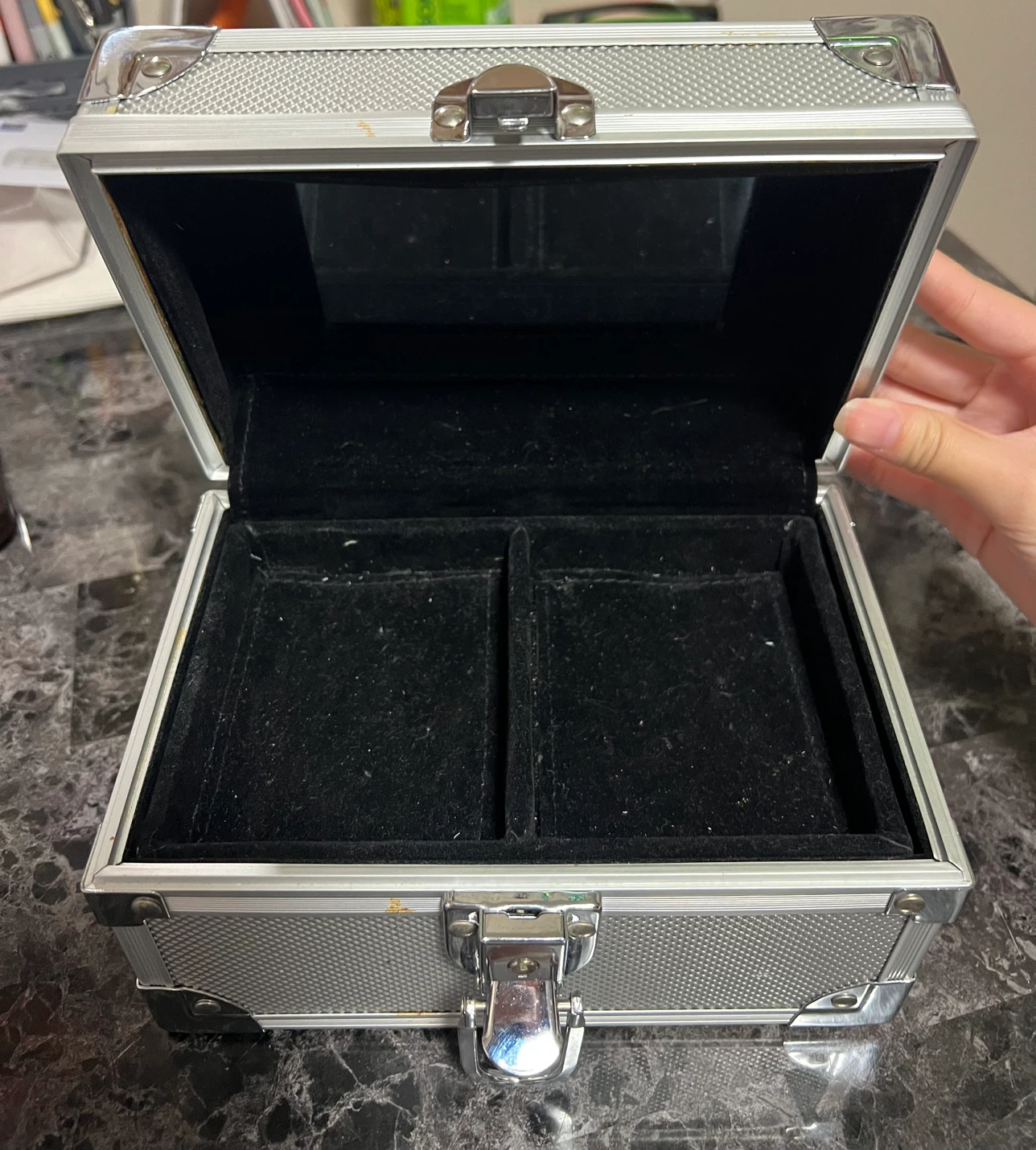 Silver Metal Storage Case - photo 2