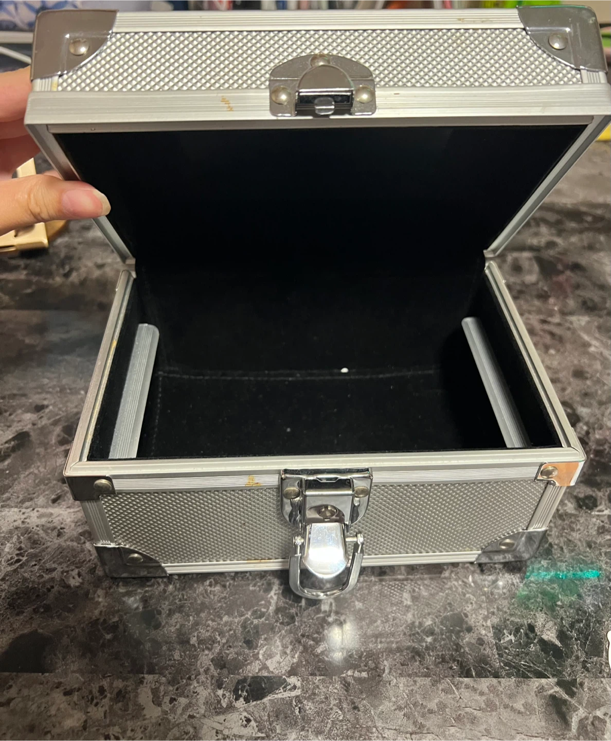 Silver Metal Storage Case - photo 3