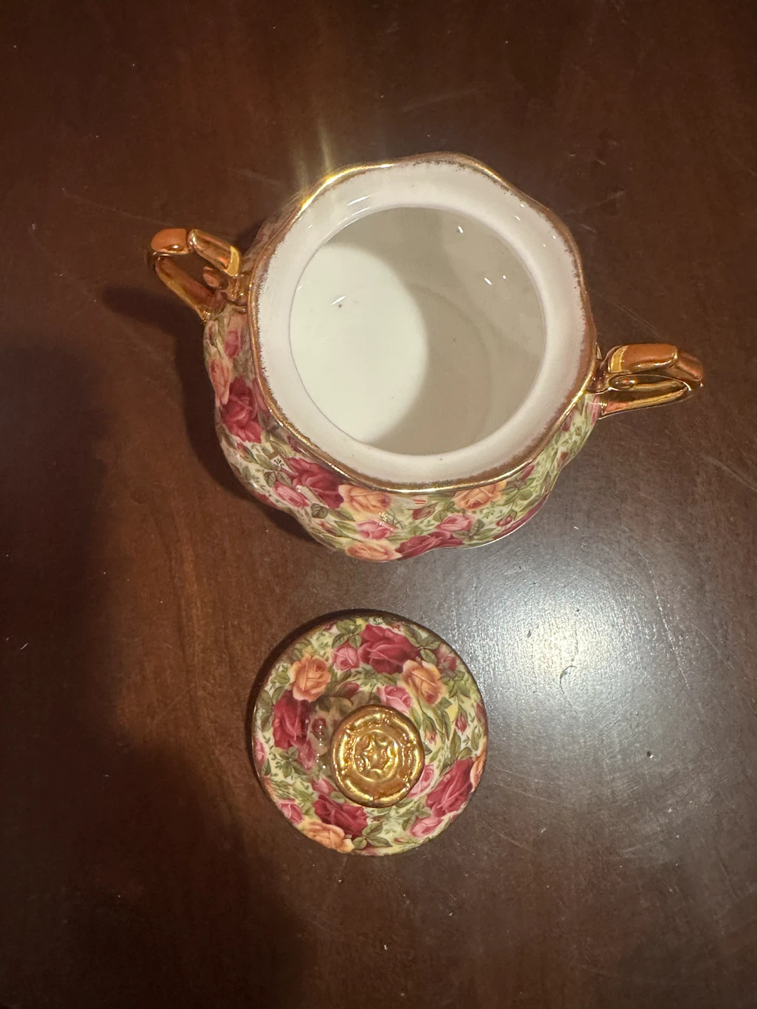 Royal Albert Old Country Roses Sugar Bowl - photo 2