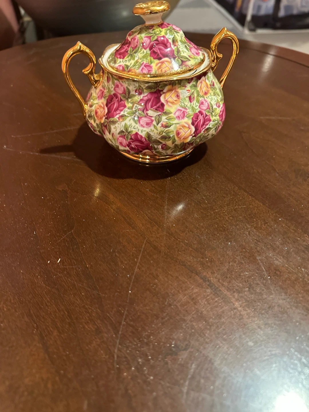 Royal Albert Old Country Roses Sugar Bowl - photo 4