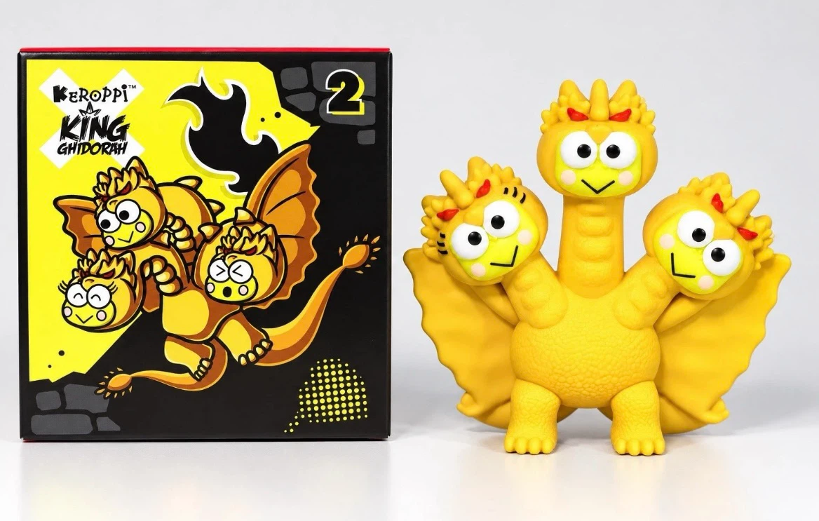 Sanrio Keroppi x King Ghidorah Vinyl Figure