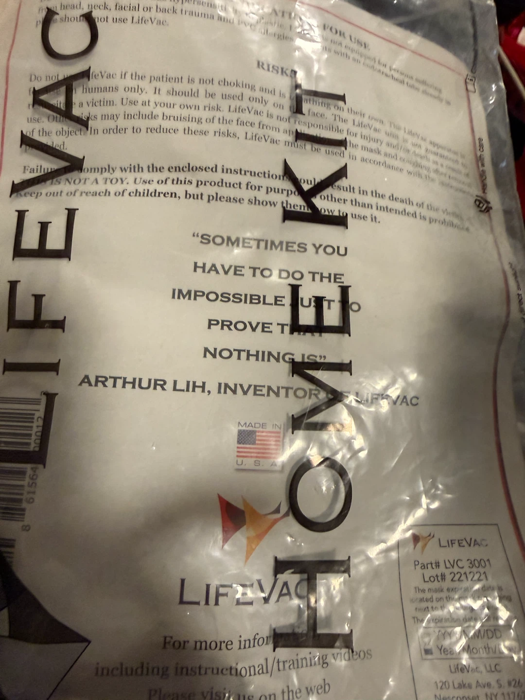 LifeVac Home Kit - photo 3