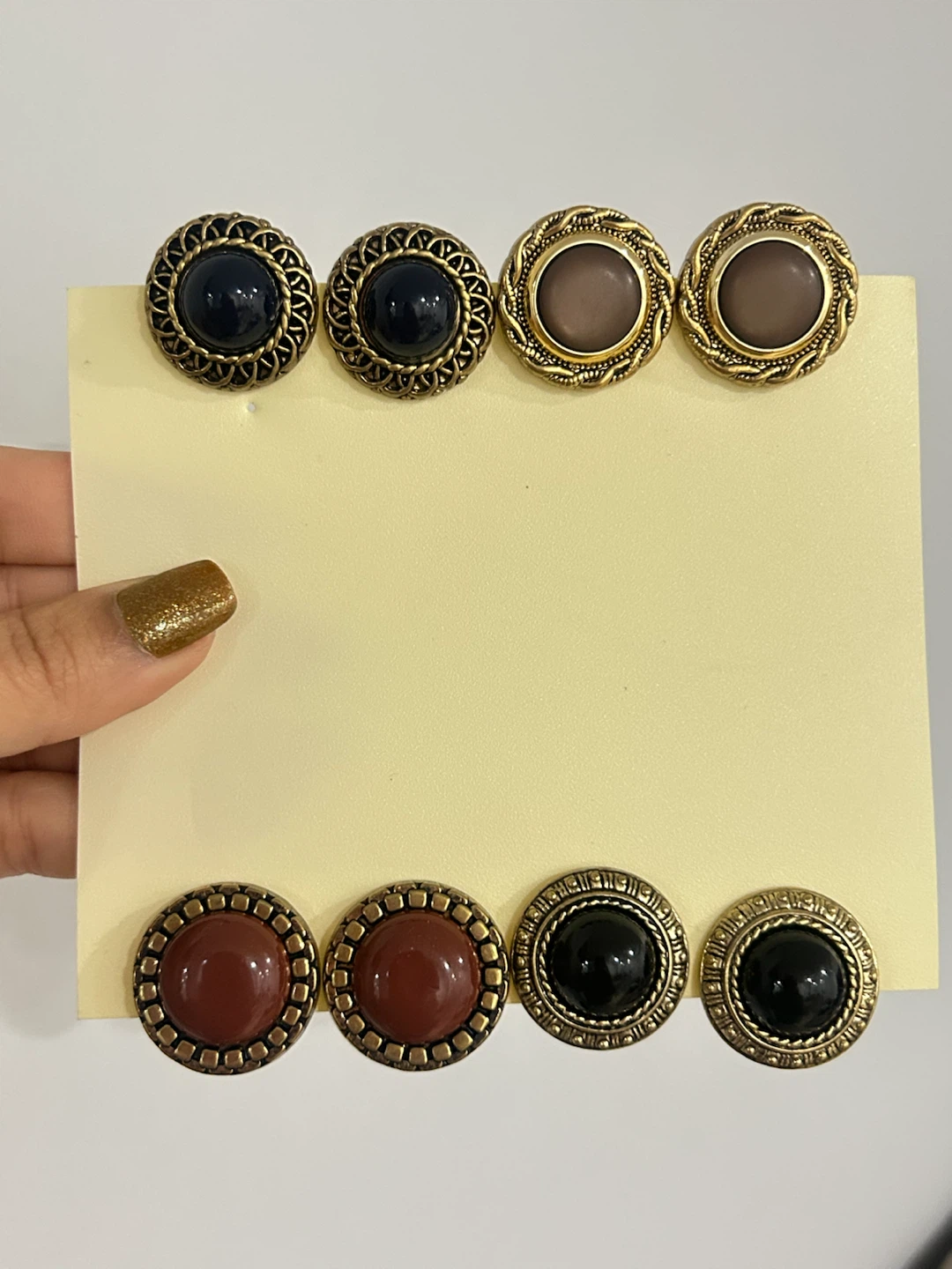 vintage clip on earrings