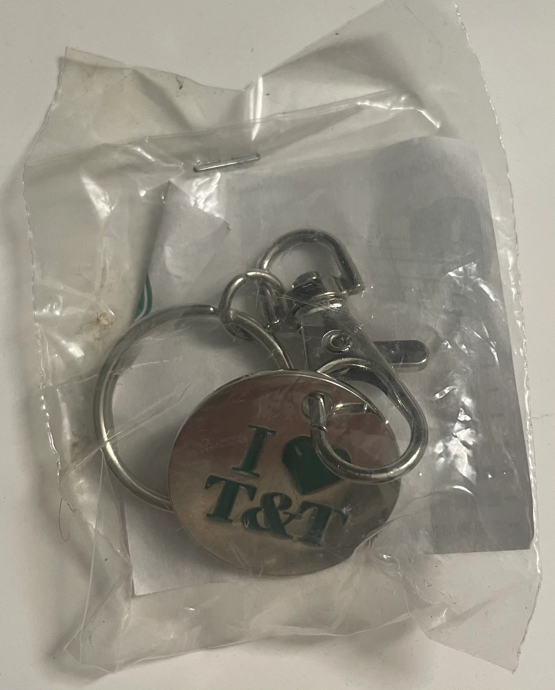 I Love T&T Keychain