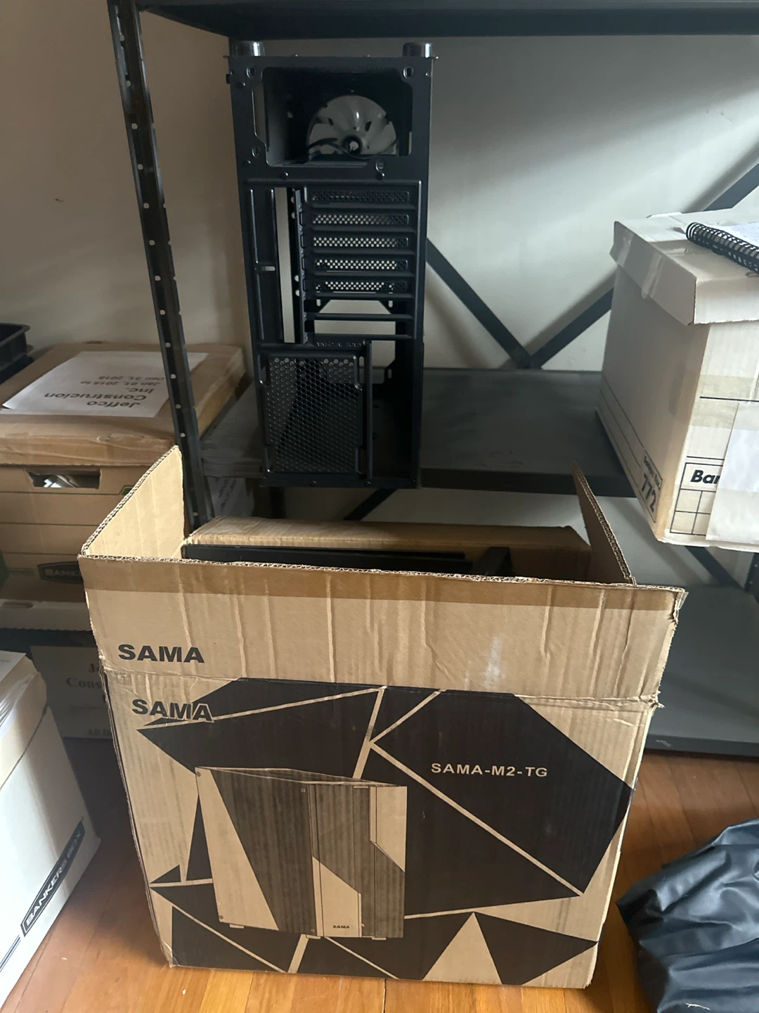 SAMA-M2-TG Computer Case no screws for glass