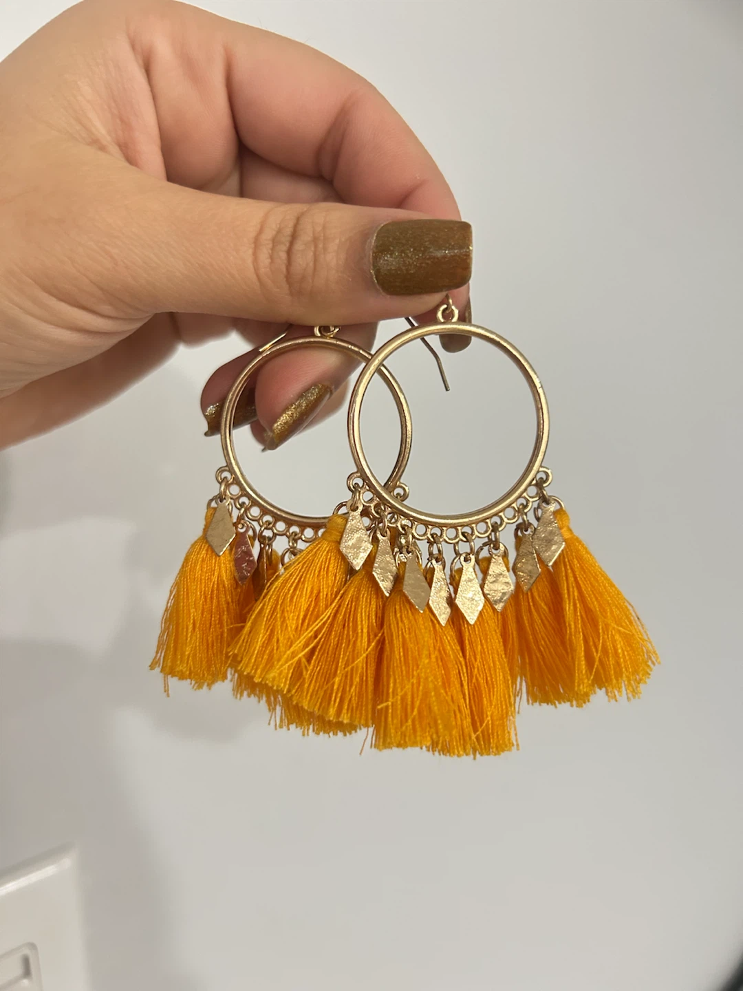 Tassel Hoop Earrings - photo 2