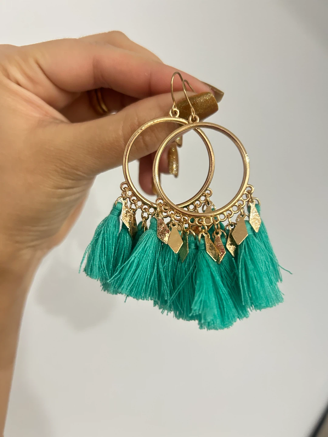 Tassel Hoop Earrings - photo 3