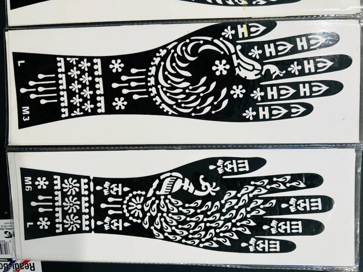 Henna Mehndi Tattoo Stencils - photo 5