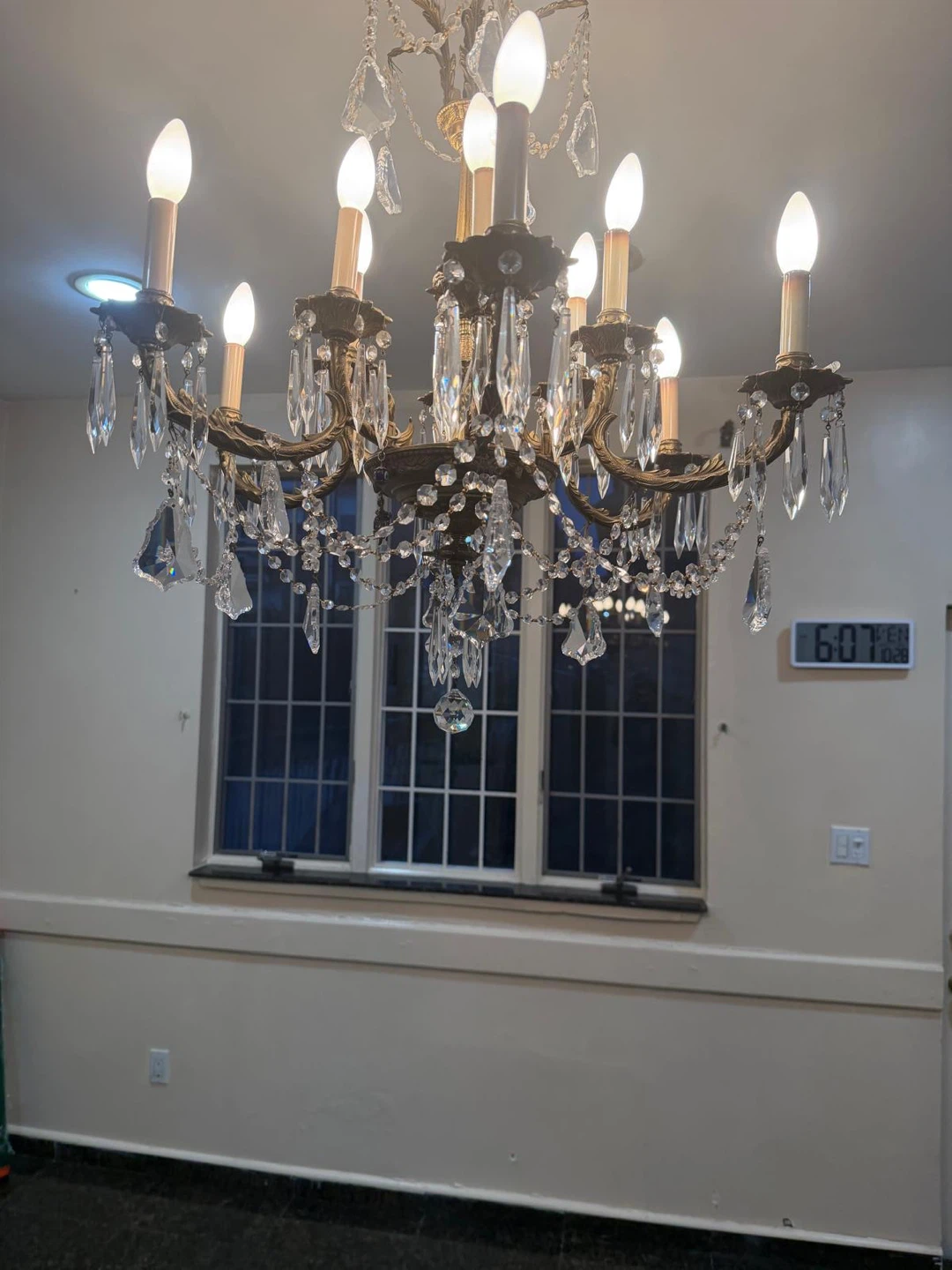 Vintage Crystal Chandelier