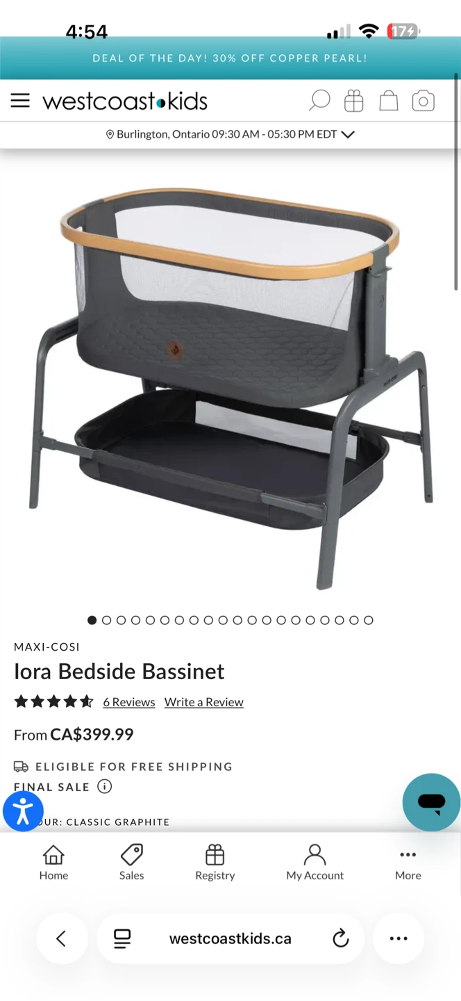 Maxi-Cosi Iora Bedside Bassinet