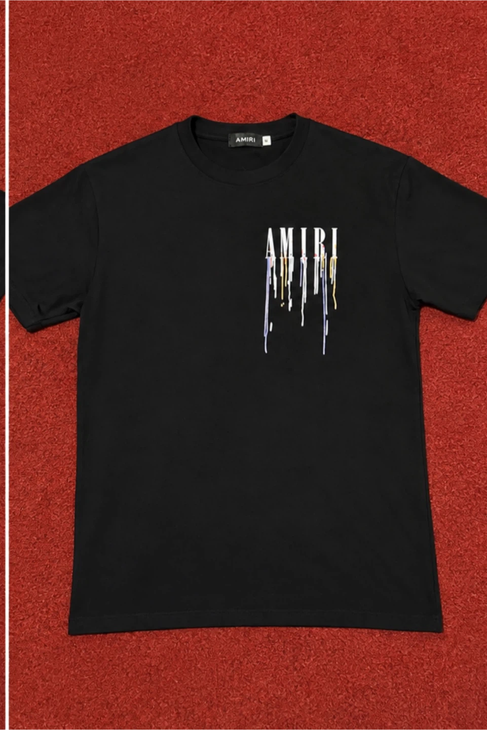 AMIRI Drip Logo T-Shirt Black - photo 2