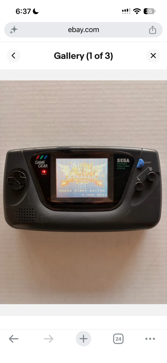 Sega Game Gear Model 2110 Handheld Console